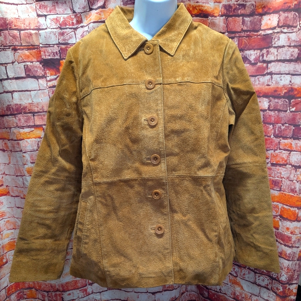 Vintage Spiegel leather Jacket size large - Picture 1 of 7